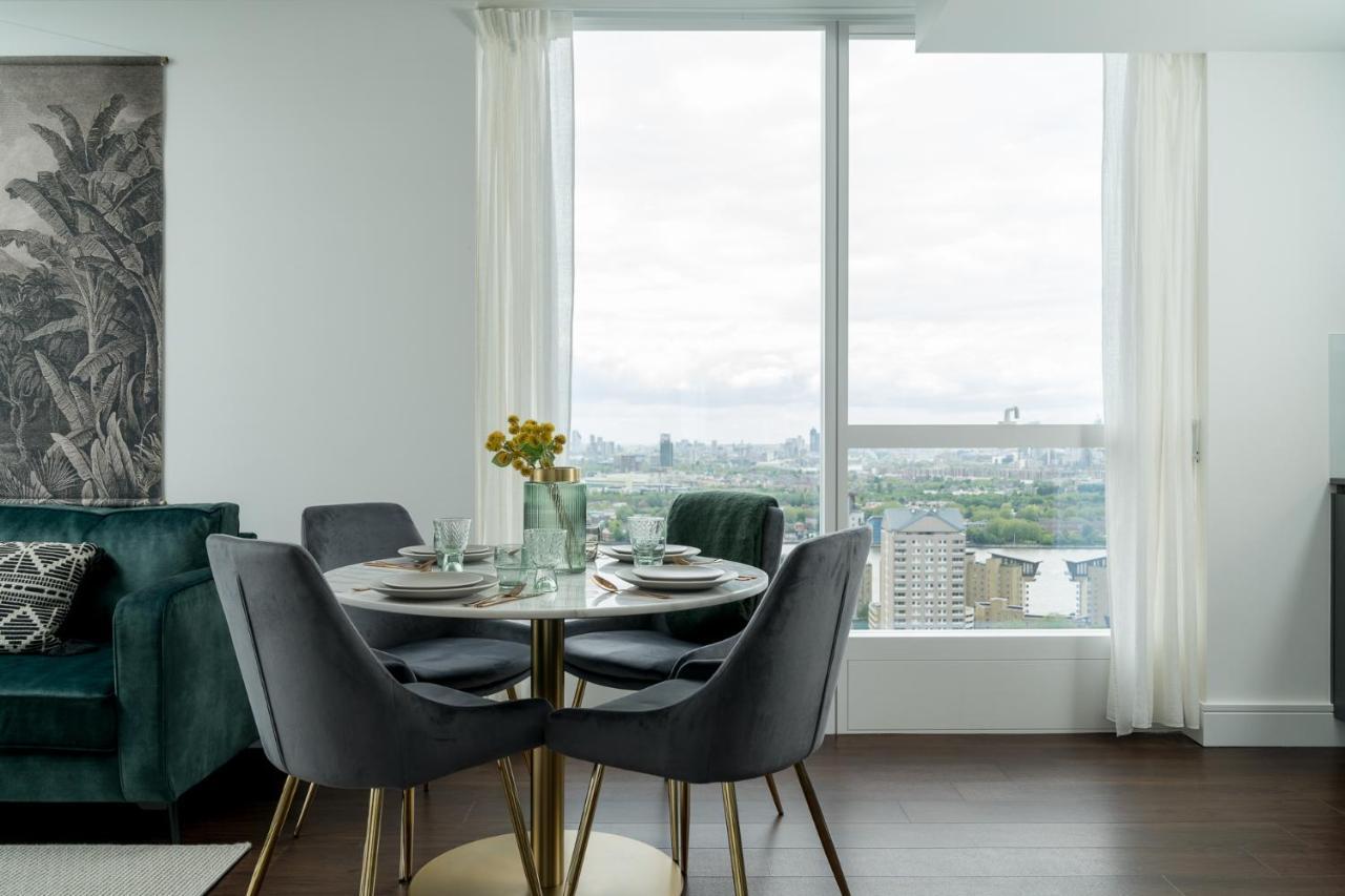 Luxurious Spacious 2Bed Suites Skyline River Views By Canary Wharf Londra Dış mekan fotoğraf