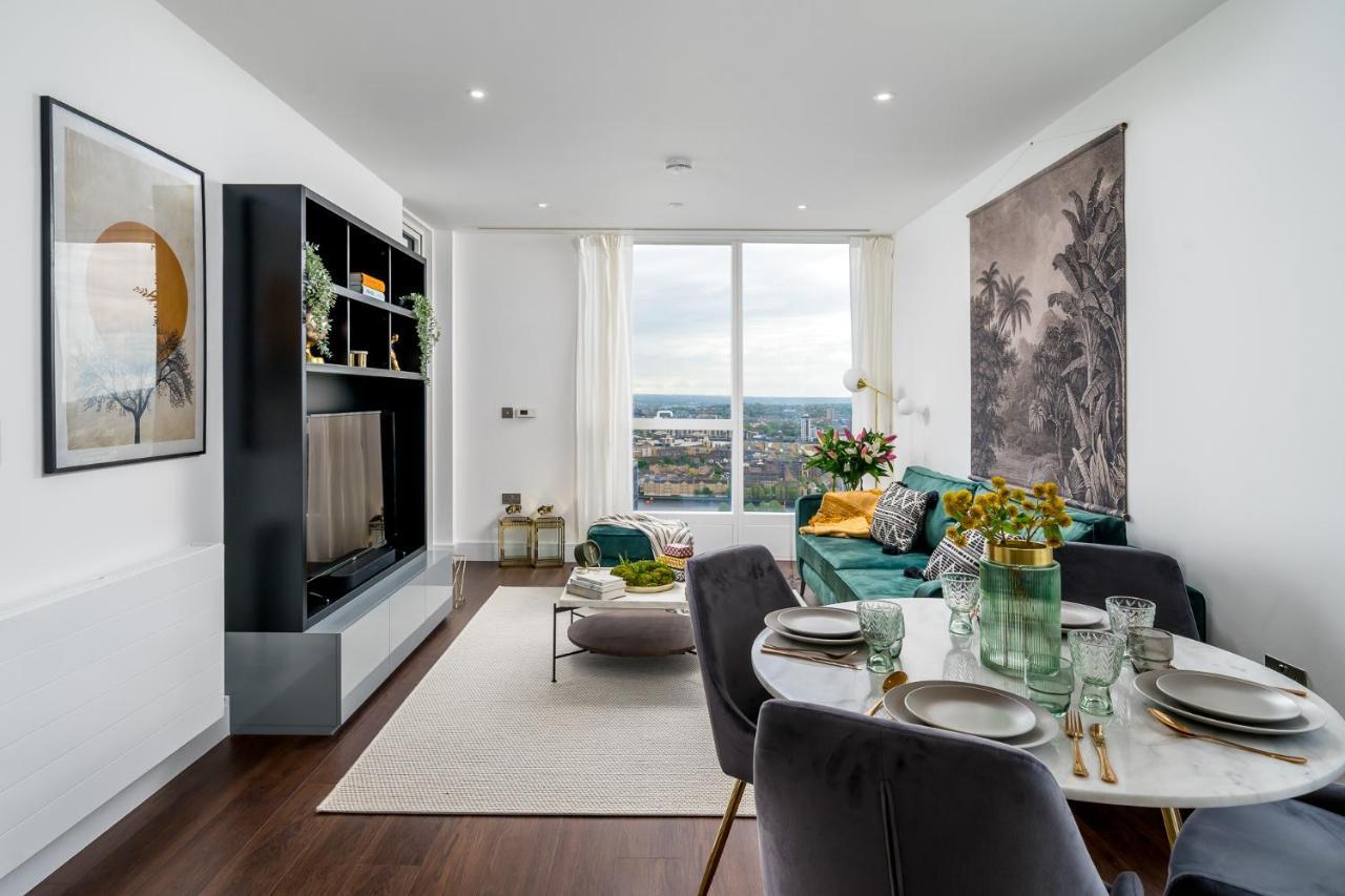 Luxurious Spacious 2Bed Suites Skyline River Views By Canary Wharf Londra Dış mekan fotoğraf