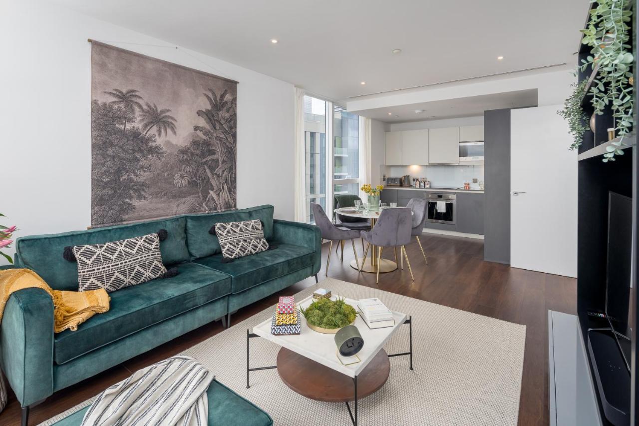 Luxurious Spacious 2Bed Suites Skyline River Views By Canary Wharf Londra Dış mekan fotoğraf