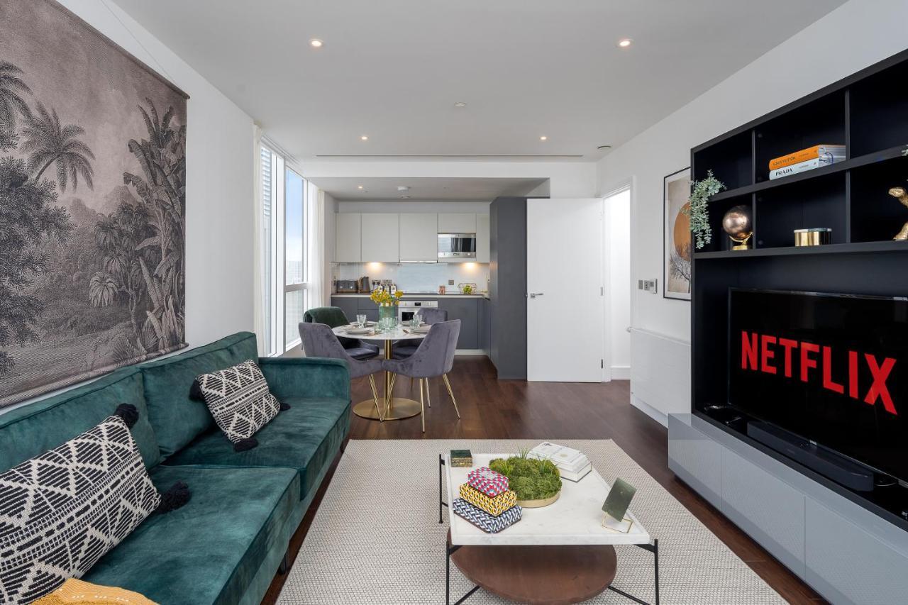 Luxurious Spacious 2Bed Suites Skyline River Views By Canary Wharf Londra Dış mekan fotoğraf