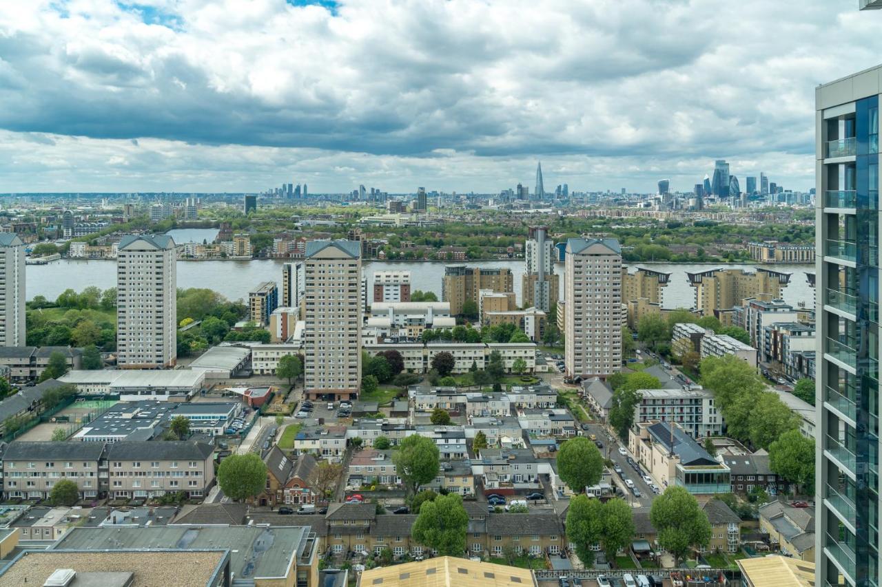 Luxurious Spacious 2Bed Suites Skyline River Views By Canary Wharf Londra Dış mekan fotoğraf