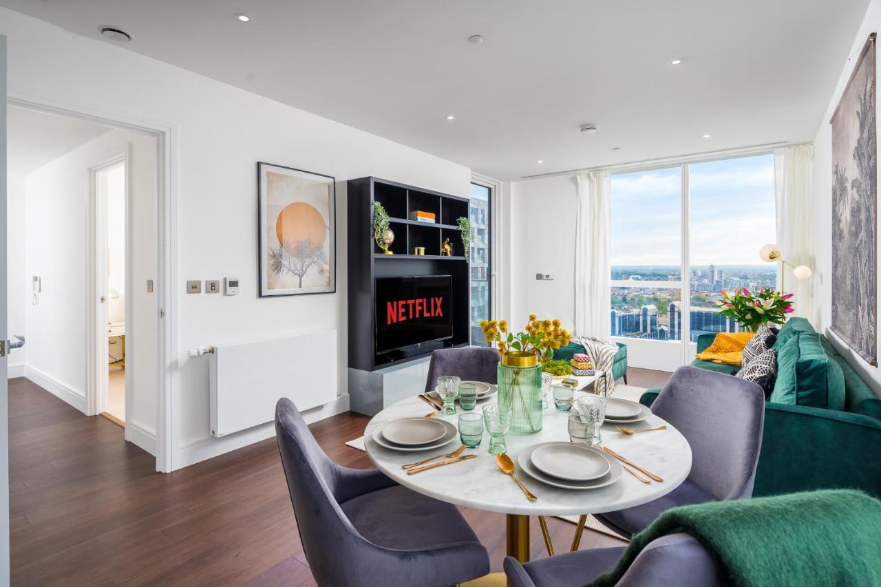 Luxurious Spacious 2Bed Suites Skyline River Views By Canary Wharf Londra Dış mekan fotoğraf